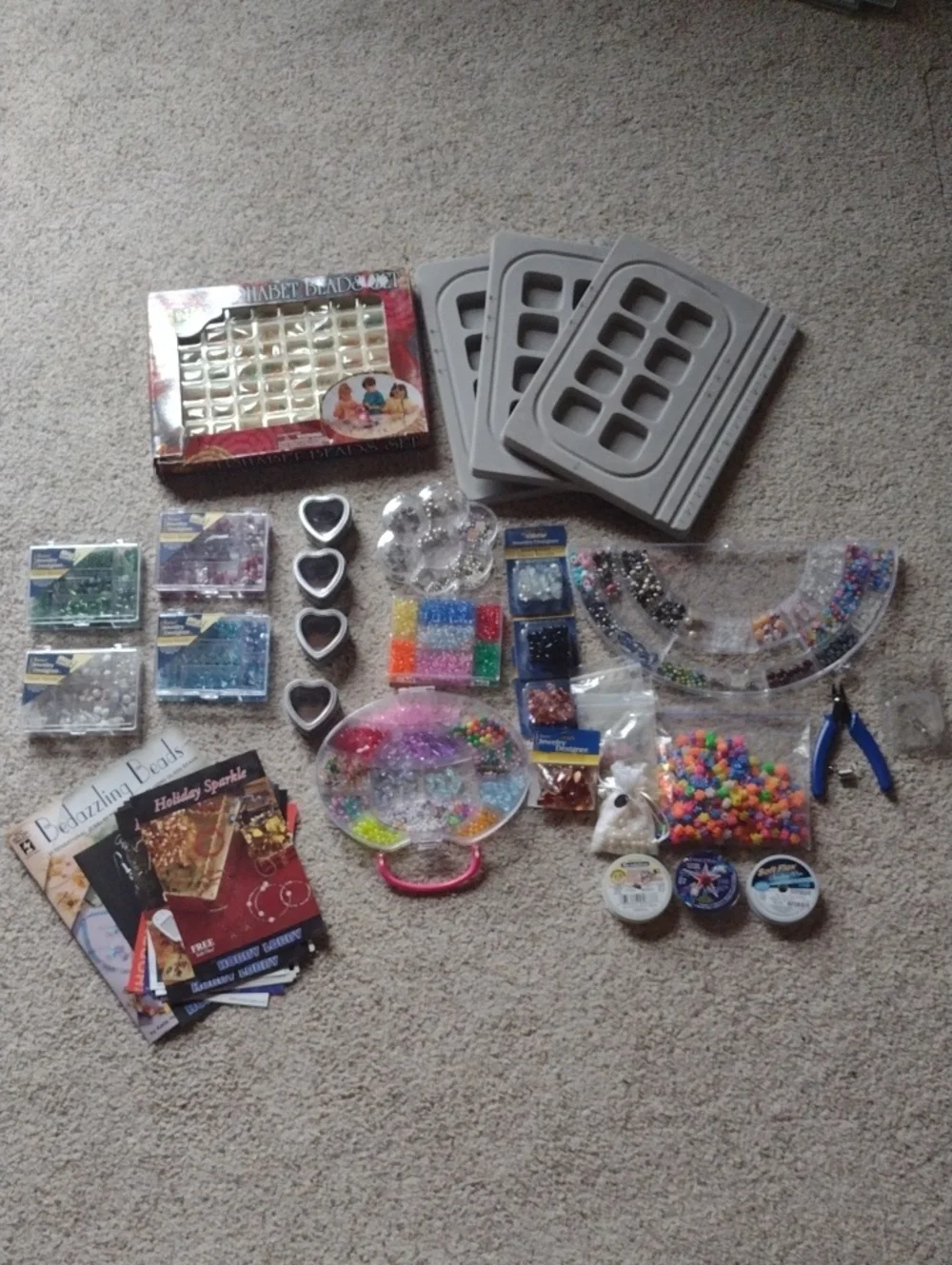 Beading and Jewelry Craft Kit - Assorted Colors